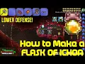 How to Make a FLASK OF ICHOR in Terraria