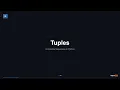 07 - Python Tuples Immutable Sequences Explained