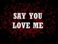 Download Lagu SAY YOU LOVE ME - Patti Austin (Lyrics)