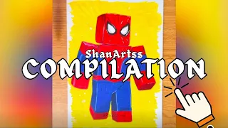 🔥Drawing Random Characters/Celebrities🔥 Compilation✨️ #drawing #art 