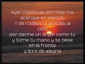 PESADO "Mientras dormias"  LETRA