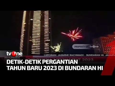 Masyarakat Padati Bundaran HI Sambut Malam Perantian Tahun