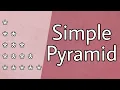Simple Triangle pattern in Javascript Simple Pyramid Data Structures