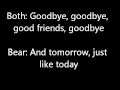 Download Lagu Bear In The Big Blue House GoodBye Song Lyrics