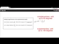 Finding supplementary and complementary angles