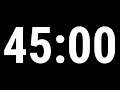 45 Minute Timer with Alarm No Ads