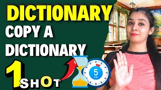 PYTHON Copy a Dictionary into Another Class 12 CS Masterclass in 5 Minutes