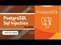 PostgreSQL Sql Injection By AkDk