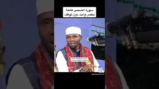 سورة الضحى بنفس واحد دون توقف دندنها