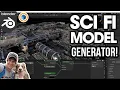 AMAZING Sci-Fi Model Generator for Blender - Simple Sci-Fi Pro