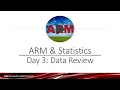 ARM Software Webinar - Data Review