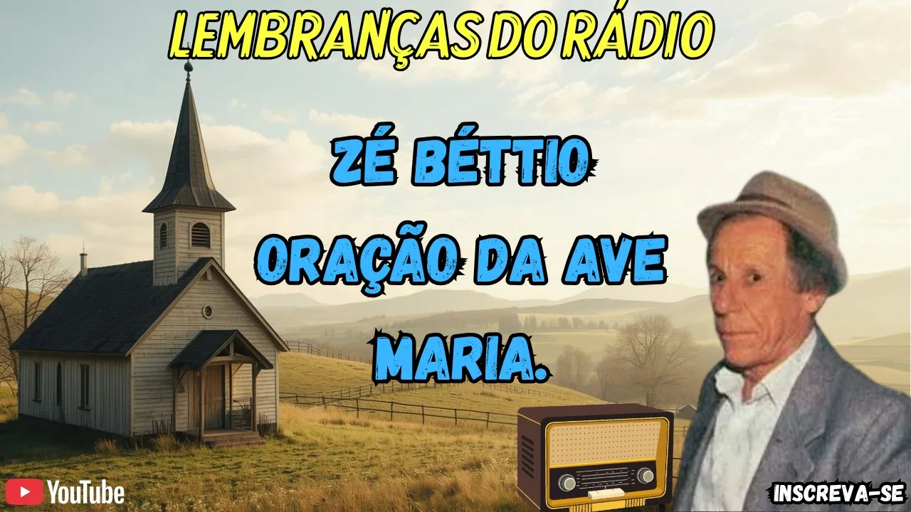 ZÉ BÉTTIO ORAÇÃO DA AVE MARIA - LEMBRANÇAS DA RADIO