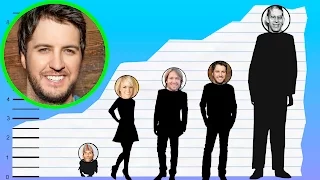 How Tall Is Luke Bryan - Height Comparison