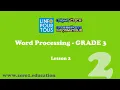 Grade 3 - Word Processing