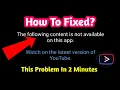 Youtube Vanced Not Working After 1 min FIX IN SETTINGS Aug 2023 update