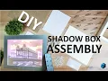 DIY Kit Shadow Box Lighted Paper Art Frame Assembly Quick and Easy
