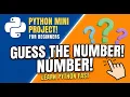 How to make python game Guess The Number Game in Python for Beginners