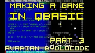 Making a QBASIC game part 3