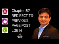 Redirect Previous Page After Authentication Demo only