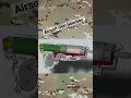 Epic cutaway of an airsoft AEG gearbox