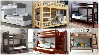 Modern Bunk Bed Design Ideas for Small Bedrooms 2025 Children Bunk bed Design ideas Wooden bunk bed