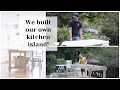 DIY Kitchen Island Farmhouse Style Island Oak Kitchen Island Easy Island Idea Open Island Design