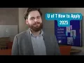 U of T How to Apply 2025