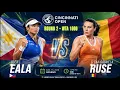TENNIS LIVE ALEX EALA vs ELENA-GABRIELA RUSE I PLAY-BY-PLAY REACTIONS