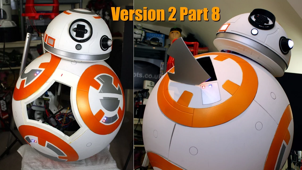 Star Wars BB-8 Droid v2 #8 | Ball LEDs & Opening Panels | James Bruton