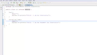 CONSTRUCTOR CHAINING IN JAVA EXAMPLE DEMO