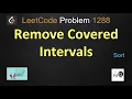 remove covered intervals remove covered intervals leetcode leetcode 1288 sort