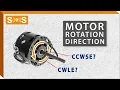 Motor Rotation Direction Codes Spec Sense