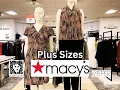 Macy s PLUS SIZES from Top Designer Brands for Beautiful Trendy Dresses Tops Blazer and Pants