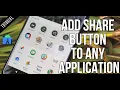 How to Add or Fix Share Button in any Application using Android Studio