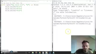 Python 3 Writing to files