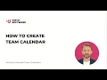 How to Create a Team Calendar