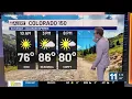 Cooler Friday with more storms