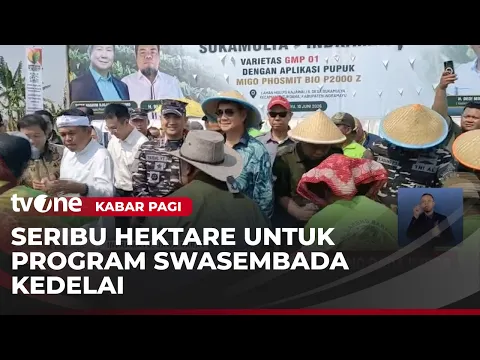 KDM dan Hashim Djojohadikusumo Resmikan Penanaman Kedelai di Indramayu