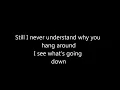 The Red Jumpsuit Apparatus - Facedown (Acoustic) lyrics