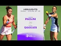 Download Lagu Jasmine Paolini vs. Maria Sakkari | 2024 Dubai Round of 16 | WTA Match Highlights