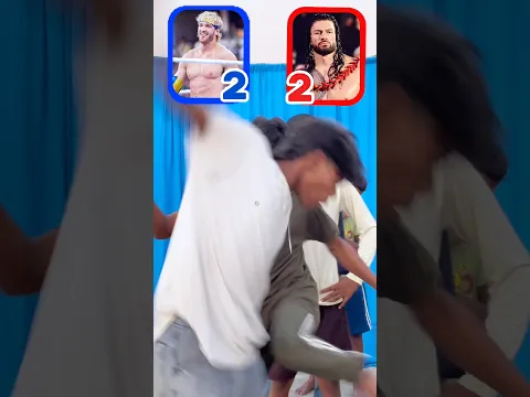 🔥 LOGAN PAUL 🆚 ROMAN REIGNS — कौन है असली KING? 👑 #wwe