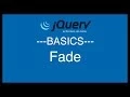 jQuery Basics Tutorial 7 - Fade