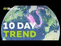 10 day Trend - Will the warmth continue