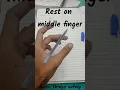 How to hold pen for fast writing safely