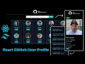React JS Project From Scratch React Website Project GitHub Profile Fetch Data