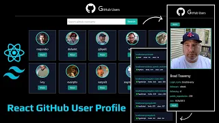 React JS Project From Scratch React Website Project GitHub Profile Fetch Data