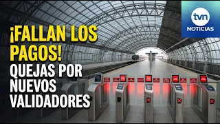 Caos en los torniquetes: Persisten los problemas con el nuevo sistema de pago de MiBus y el Metro