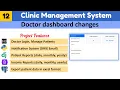 Total Patients Total Collection Dashboard Clinic management system Django PostgreSQL Bootstrap