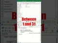 Add Validation Number Excel VBA