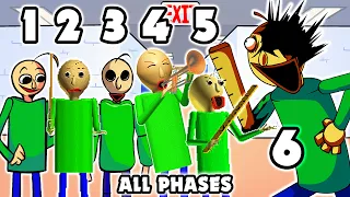 Baldi ALL PHASES Friday Night Funkin Vs Baldi S Basics Madness V2 Aethos Anemaniac FNF Mod 